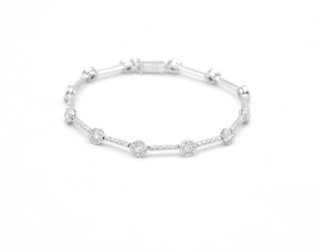 Bracelet Magic - Bracelet en or blanc 18 ct et diamants 7,71 ct 58 Facettes 14284