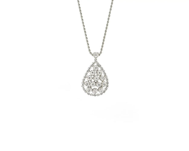 Collier Damiani - Collier en or blanc 18 ct et diamants 0,71 ct 58 Facettes 14544