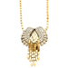 Collier Parure transformable collier-broche en platine, or jaune, diamants 58 Facettes DV0493-2