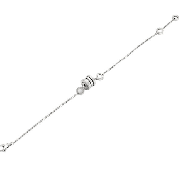 Bracelet BULGARI - B ZERO - Bracelet maille forçat or gris 58 Facettes DV0527-1