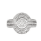 Bague Bague or gris et diamants 58 Facettes DV2796-3