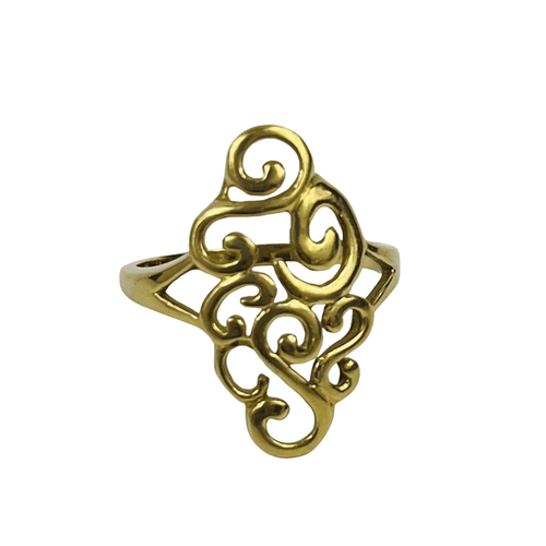 Bague 59 Bague Ajourée Or Jaune 58 Facettes 20400000820