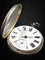 Montre E. Perfitt - Montre de poche en argent sterling, Londres 1874 58 Facettes