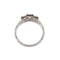Ring 56 Trilogy ring in 18-carat white gold and diamonds 58 Facettes
