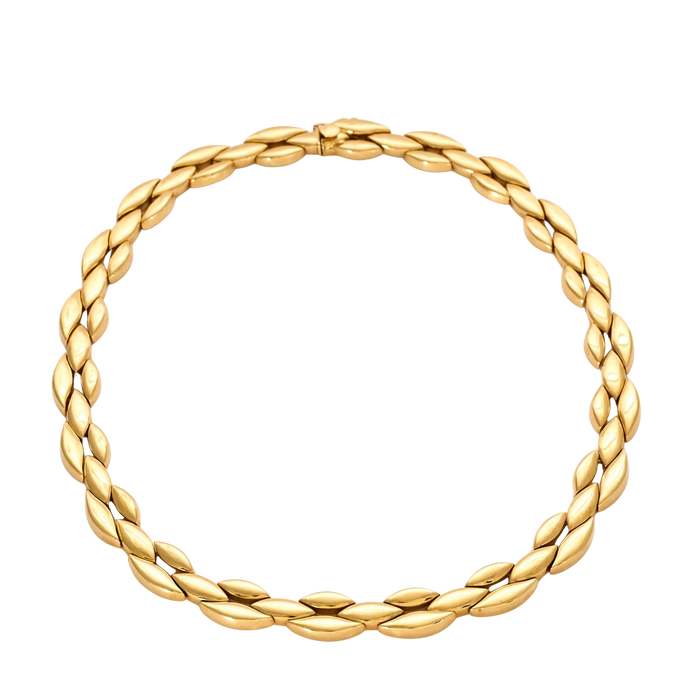 Yellow gold necklace