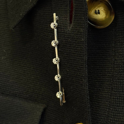 Broche Broche barrette en platine sertie de diamants taille ancienne 58 Facettes REF24003-167