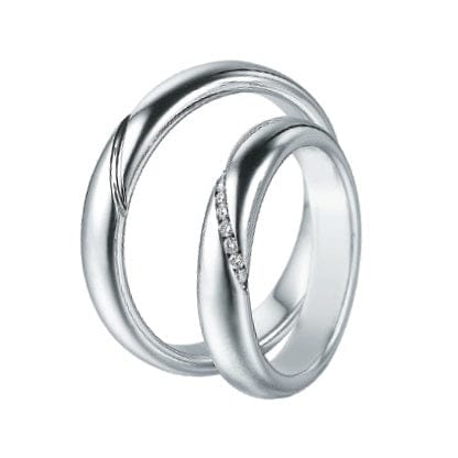 Polello ring - Wedding band in white gold (size 23.5) 58 Facettes G1146