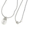 Collana Guidetti - Collana girocollo in oro bianco con perla e diamanti 58 Facettes G2457
