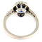 Ring Ring i hvidguld med safir 2,45 ct og diamanter 0,28 ct 58 Facettes G3062