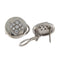 Boucles d'oreilles Boucles d’oreilles disque en or blanc 18 ct et diamants 58 Facettes G3616