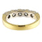 Bague 55 Bague - Or jaune et blanc avec 5 diamants taille brillant 1,54 ct 58 Facettes G3829