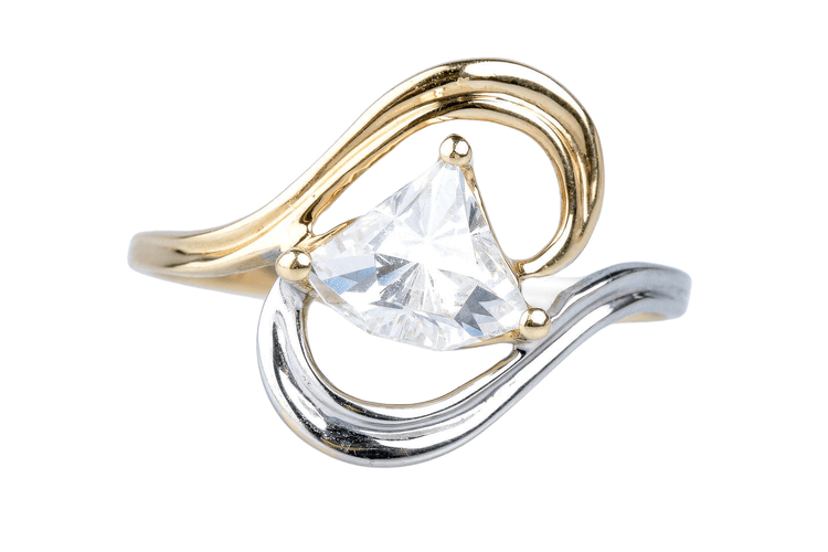 Bague 52 Bague en or bicolore 58 Facettes BGOXVY51