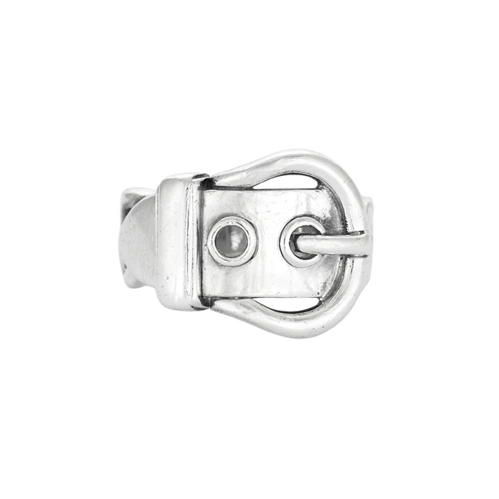 HERMES - Anillo para cinturón en plata