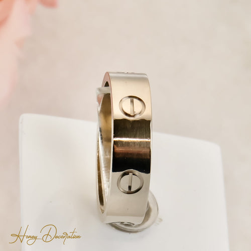 Bague 62 Cartier Love - Bague en or blanc 750, 6 mm 58 Facettes 2569