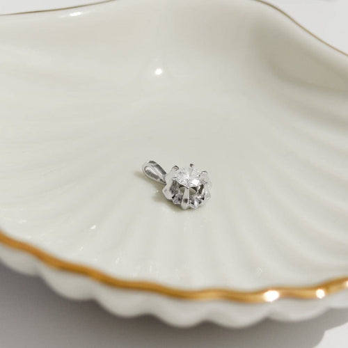 Vedhæng Vedhæng i 14 karat hvidguld med brillant diamant 0,63 ct 58 Facettes 2965