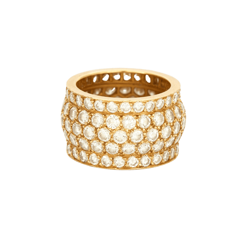 Bague 50 CARTIER - NIGERIA - Bague or jaune pavée de diamants 58 Facettes