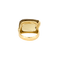 Bague 53 BAGUE CITRINE OR JAUNE 58 Facettes M8888