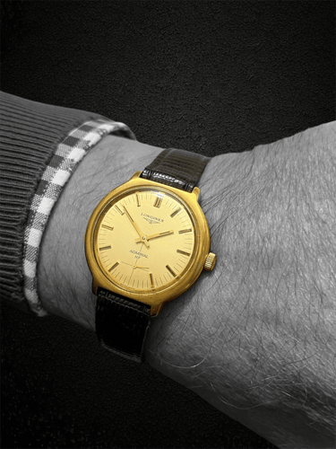 Montre Longines Admiral HF - Montre ovale à remontage manuel 36 mm 58 Facettes