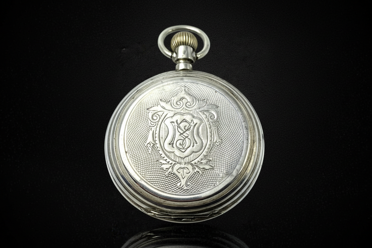 Montre Zenith Billodes - Montre de poche homme en argent 800 58 Facettes