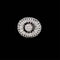 Bague 50 Bague bombe vintage en or blanc 18k et diamants 58 Facettes