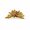 Broche Édouard Richards - Broche feuillage en or jaune 18K et diamants 58 Facettes REF2548-315