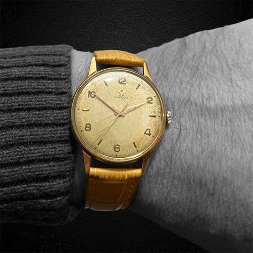 Montre Omega - Montre en or calibre 280 à remontage manuel 58 Facettes