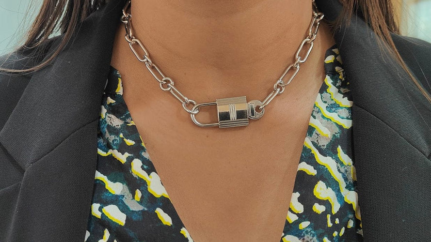 Bracelet Hermès AlphaKelly GM - Bracelet en argent 925 58 Facettes 33598