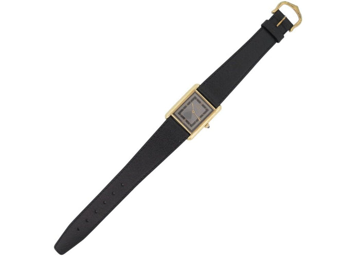 Montre Cartier Must Tank - Montre quartz 23 mm en vermeil 58 Facettes 136565