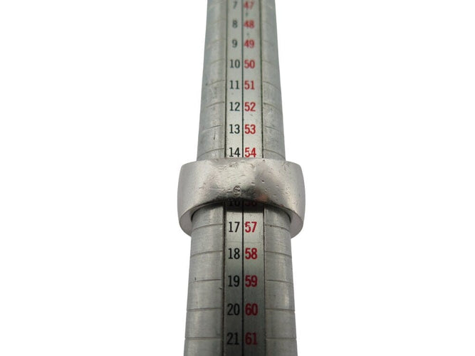 Bague 56 Chaumet Liens Croisés - Bague asymétrique GM en or blanc et diamants 58 Facettes 268855