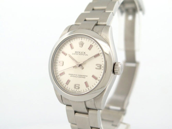 Montre Rolex Lady Oyster Perpetual 177200 - Montre automatique 31 mm en acier 58 Facettes 265315