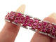 Bracelet Michael Christoff - Bracelet style tapis en or rose 14k rubis et diamants 58 Facettes 269285
