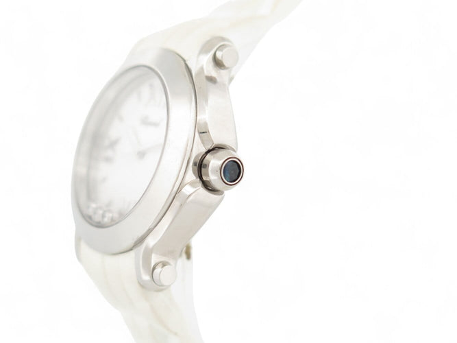 Montre Chopard Happy Sport - Montre quartz 36 mm en acier avec diamants 58 Facettes 271299