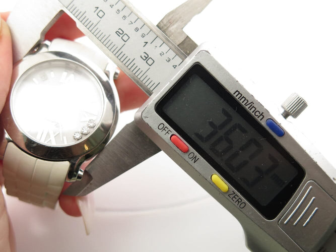 Montre Chopard Happy Sport - Montre quartz 36 mm en acier avec diamants 58 Facettes 271299