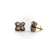 Boucles d'oreilles Boucles d’oreilles quatrefoil en or 14K, diamants taille ancienne et perles 58 Facettes