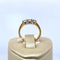 Anel 54 Anel três pedras em ouro amarelo 18 quilates 4,16 g 58 Facettes 250154