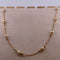 Necklace 18-carat yellow gold chain necklace with white pearls 58 Facettes 250016