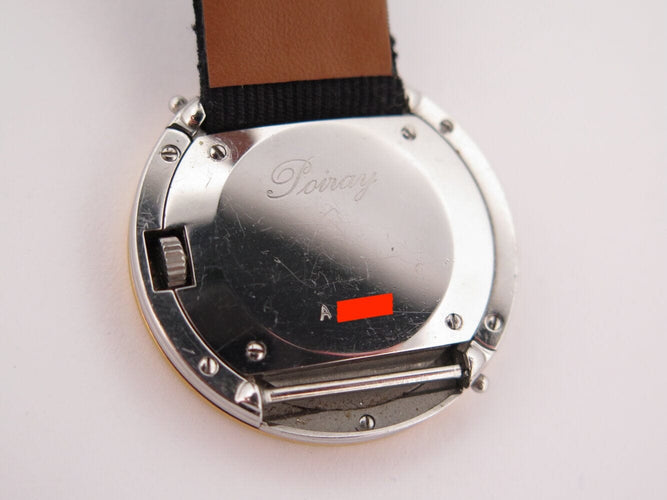 Montre Poiray Ma Première Ronde - Montre quartz 30 mm en or jaune 18K et acier 58 Facettes 272480