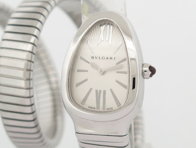 Montre Bulgari Serpenti Tubogas - Montre quartz femme en acier 35 mm 58 Facettes 272424