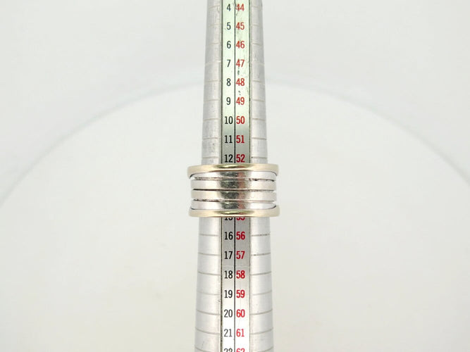 Bague 55 Bulgari B.zero1 - Bague quatre rangs en or blanc 18k 58 Facettes 271828