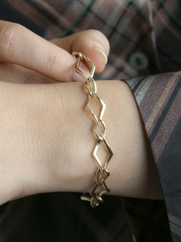 Bracelet Mellerio - Bracelet chaîne en or jaune 18 carats 58 Facettes 1193.3