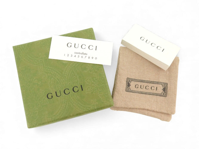 Bague 51 Gucci GG Running - Bague 7 mm en or blanc 18k et diamants, t51 58 Facettes 271885