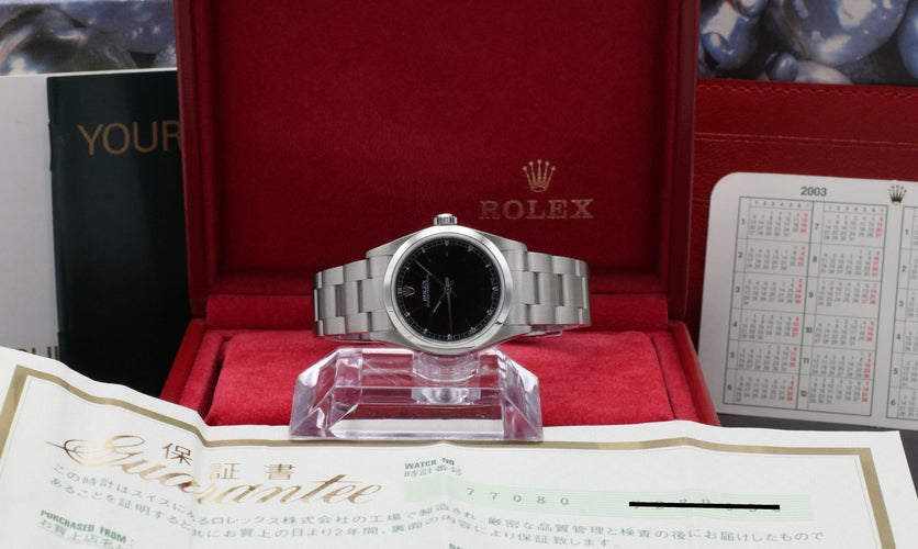 Rolex Oyster Perpetual 31 часовник - Стоманен часовник реф. 77080 (2003) 58 Facettes ROL/OOP/161