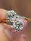Bague 52 Bague toi et moi ancienne en or 18 carats et platine, diamants 2,60 ct 58 Facettes 1113.1