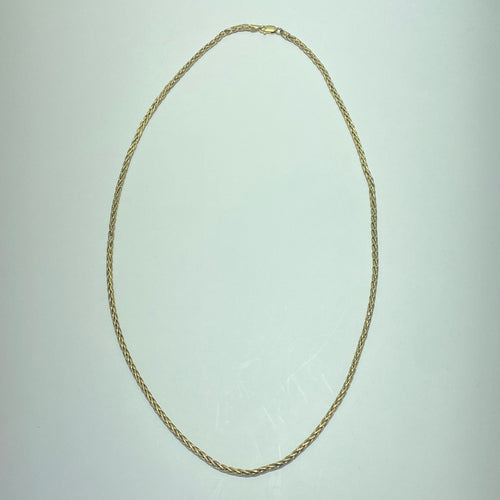 Kolye Kolye Bağlantı 18 ayar sarı altın palmiyeli 7,47 g 58 Facettes 250204