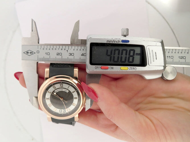 Montre Breguet Marine - Montre automatique Grande Date 5817 en or rose 18k 58 Facettes 272550