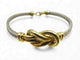 Bracelet FRED Force 10 Infinie - Bracelet grand modèle en or jaune 18k et acier 58 Facettes 271707