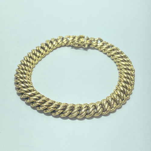 Náramek Náramek Článek kroucený ze žlutého zlata 18K 12,16 g 58 Facettes 250339