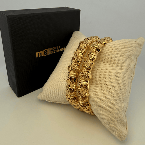 Bracelet Traditional bracelets in 18-carat yellow gold 20.5 g / 19.94 g 58 Facettes 250066-67