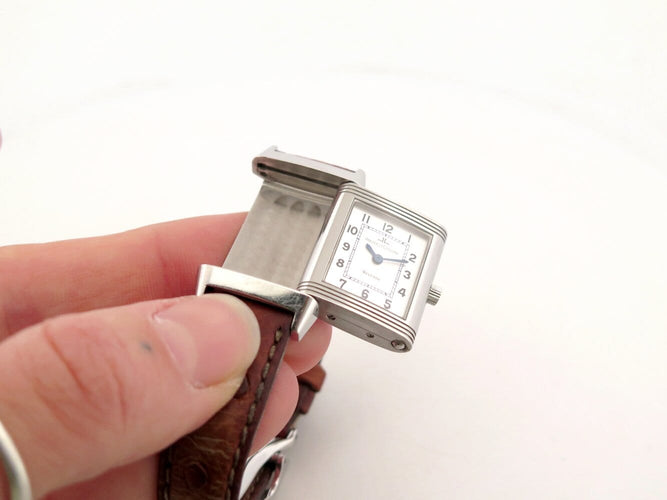 Montre Jaeger-LeCoultre Reverso Lady - Montre quartz 33 mm en acier 58 Facettes 272481