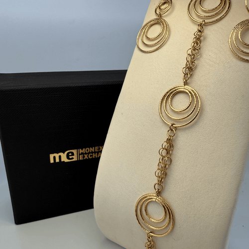 Kolczyki Komplet biżuterii bransoletka i kolczyki z żółtego złota 18 karatów 9,55 g 58 Facettes 250011